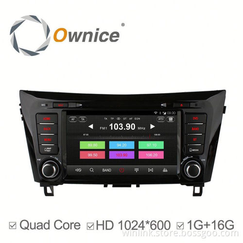 Ownice Android 4.4 quad core Multimedia player for nissan qashqai support TV + OBD